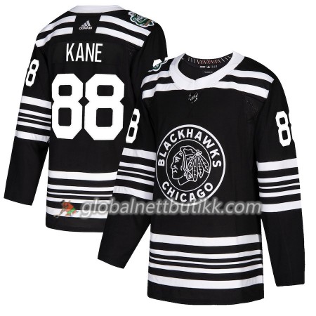 Chicago Blackhawks Hockeydrakt Patrick Kane 88 2019 Winter Classic Svart Adidas Authentic - Herre